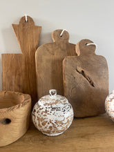 Wooden White Detailed Vases