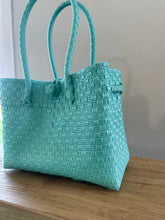 Hand Woven Tote Bag M - Mint