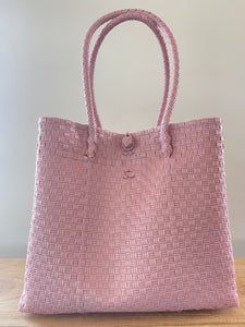 Hand Woven Tote Bag XXL - Dusty Pink