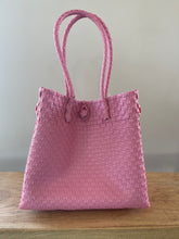 Hand Woven Tote Bag XL - Soft Pink