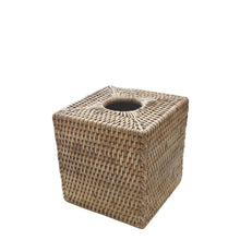 Rattan Tissue Box Square