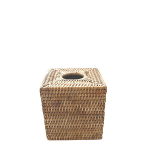 Rattan Tissue Box Square