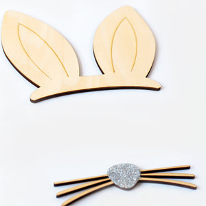 Wooden Bunny Wall Decor