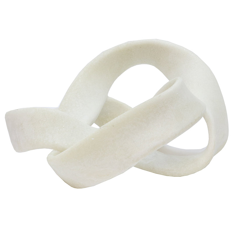 White Knot Sculpture