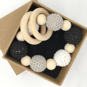Wooden Crochet Teething Toy