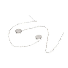 Disc Drop Earrings