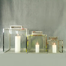 Silver Hurricane Lanterns