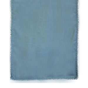 Teal Beaded Table Runner
