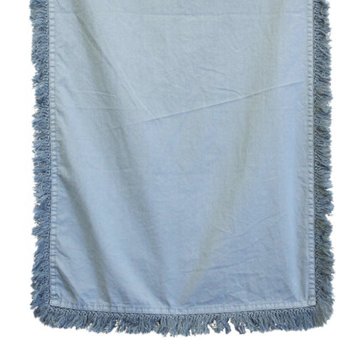Mist Fringed Table Runner