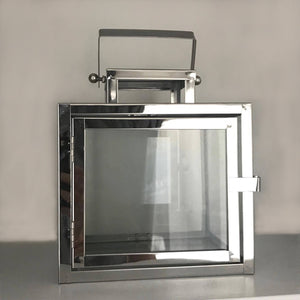 Silver Hurricane Lanterns