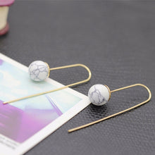 Marble Drop Earrings