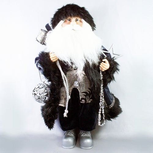 Santa in brown coat (40cm)