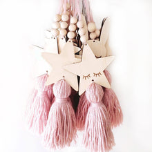 Sleepy Eyes Wood Tassel