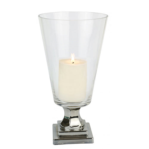Vase on Silver Stand Tall