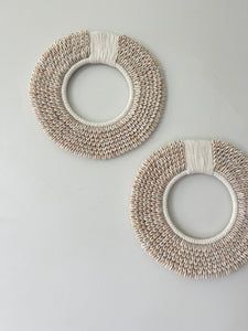 Shell Wreath Wall Decor - Natural