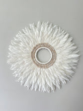 White Feather and Shell Wall Decor