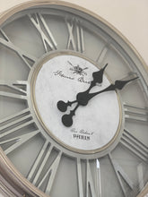 Silver Wall Clock