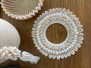 Shell Layered Wall Decor - Natural