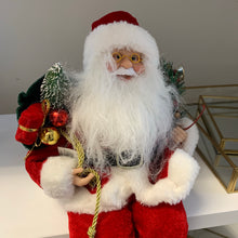 Red White Sitting Santa (30cm)