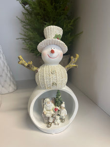 Snowman - Christmas Scene light up